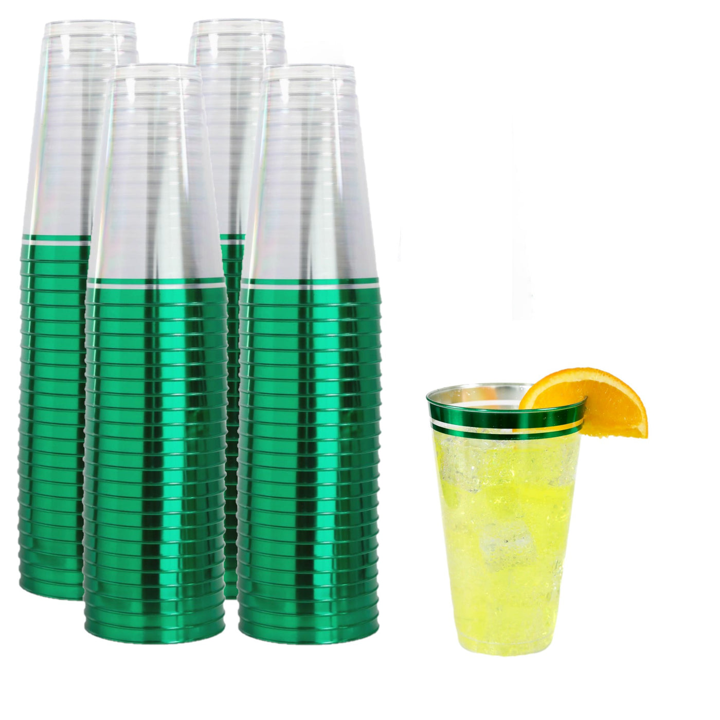 100 Pk 16 oz Clear Plastic Cups